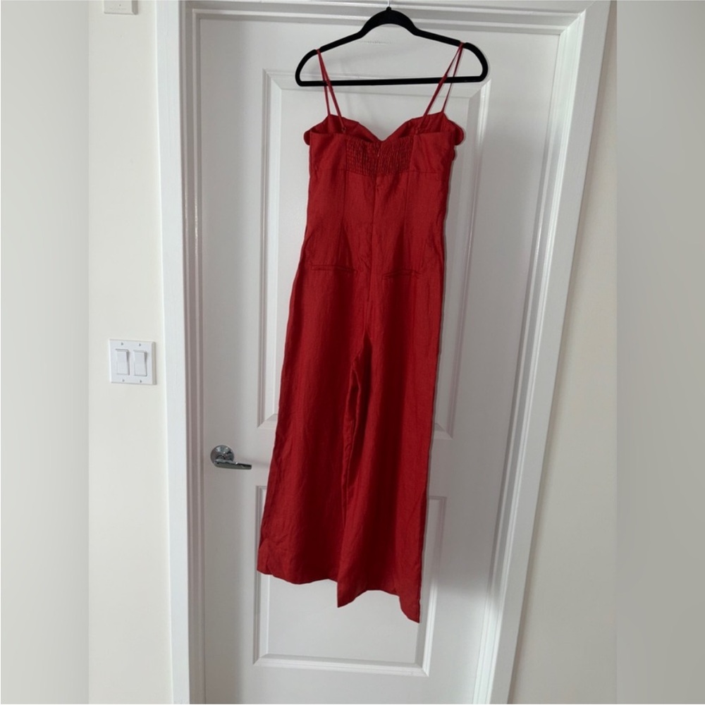 Farm Rio: Red Petals Bodice Euroflax
Premium Linen Jumpsuit DT - Picture 8 of 12